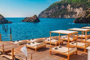 Beach Club dell'hotel Giardino Eden Ischia Resort